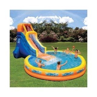 Water Slides Are Inflatable & Portable.Outdoor Fun Slide & Pool Combo.Water Slide On Sale While Supplies Last.Perfect Size For Backyard, Garden Or Patioes W/ Detachable Water hose.: Toys & Games