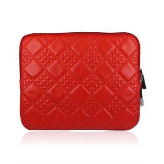 Sanheshun 10" Leather Laptop Sleeve Bag Case Compatible with iPad 2 3 3rd Color Red: Computers & Accessories