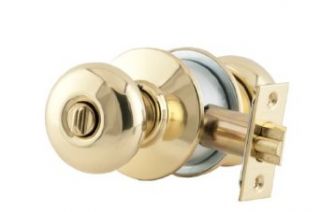 Schlage A53PD PLY 605 C Keyway Series A Grade 2 Cylindrical Lock, Entrance Function, C Keyway, Plymouth Design, Bright Brass Finish: Industrial Hardware: Industrial & Scientific
