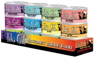Tiki Cat Gourmet Whole Food 12 Pack Queen Emma Variety Pet Food : Canned Wet Pet Food : Pet Supplies