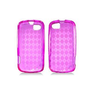 Motorola Admiral XT603 Clear Hex Pink Flex Transparent Cover Case: Cell Phones & Accessories