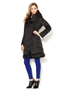 Elissa Oversized Collar Down Puffer by Tahari Outerwear