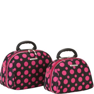 Rockland Luggage 2 Piece Cosmetic Case Set