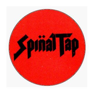 Spinal Tap   Logo (Black on Red)   1 1/4" Button / Pin: Clothing
