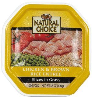 Nutro Natural Choice Chicken & Brown Rice Entree   24 x 3.5 oz : Canned Wet Pet Food : Pet Supplies