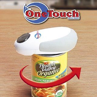 Hands Free One Touch Can Opener II  Leaves No Sharp Edges: Kitchen & Dining