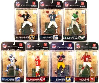 NFL Football Legends series 5 Action Figure set of 7 Figures by McFarlane Toys   MINT Condition: Toys & Games