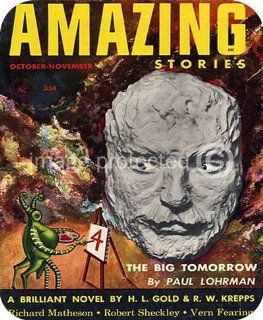 Amazing Stories Vintage Science Fiction Art MOUSE PAD 