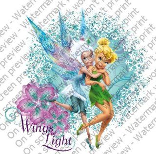 8" Round ~ Disney Fairies Wings of Light Birthday ~ Edible Image Cake/Cupcake Topper!!! : Dessert Decorating Cake Toppers : Grocery & Gourmet Food