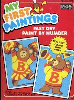 Craft House My First Paintings Teddy Bears Paint By Number Kit: Toys & Games
