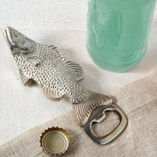 Silver Fish Bottle Opener By Twos Company: Kitchen & Dining