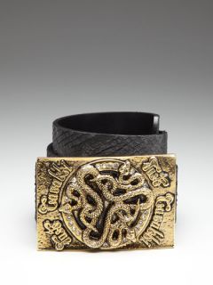 Snake Emblem Belt by Just Cavalli