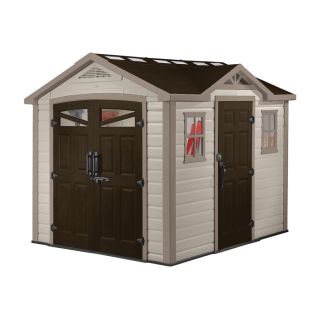 Keter Summit Gable Storage Shed (Common: 8 ft x 9 ft; Interior Dimensions: 7.63 ft x 8.62 ft)