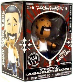 WWE Wrestling Vinyl Aggression 3 Inch Figure Series 4 Jimmy Wang Yang: Toys & Games