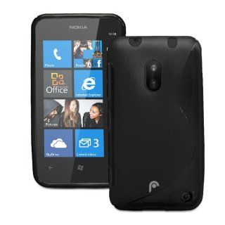 Fosmon DURA S Series TPU Case for Nokia Lumia 620   Black: Cell Phones & Accessories