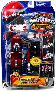 Power Rangers Operation Overdrive Mega Power Ranger Vehicle & Figure Set   TransMax Vehicle Set F: Toys & Games