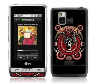 Zing Revolution MS GENG10018 LG Dare  VX9700  Genghis Tron  Skullerflies Skin: Cell Phones & Accessories