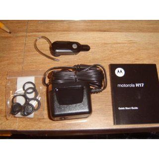 Motorola H17 Bluetooth Headset   Black   Non Retail Packaging: Cell Phones & Accessories
