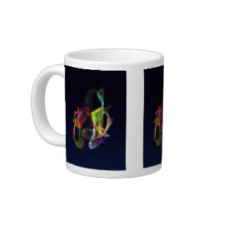 Fractal   Tropical Fish Extra Large Mugs