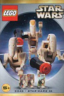 Star Wars Lego #3343 Figure Set Battle Droid Commander & 2 Battle Droids: Toys & Games