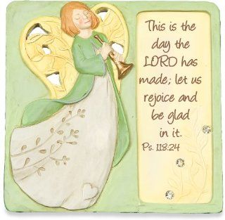 AngelStar 4 Inch This is the day the Lord Angel Plaque with Easel  
