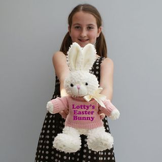 personalised easter bunny gift by sparks living