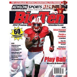 Athlon Sports 2012 College Football Big Ten Preview Magazine  Wisconsin Badgers Cover Athlon Sports Books