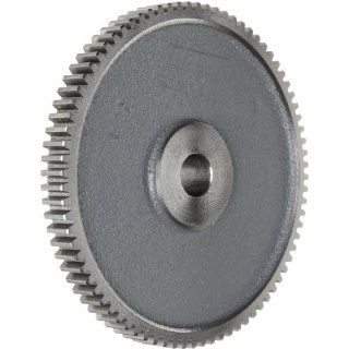 Boston Gear NA80 Spur Gear, 14.5 Pressure Angle, Cast Iron, Inch, 20 Pitch, 0.500" Bore, 4.100" OD, 0.375" Face Width, 80 Teeth