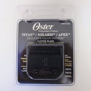 Oster TITAN/SOLARIS/APEX Clipper Blade 1 (#76918 646) : Hair Clips : Beauty