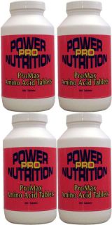 ProMax Amino 500   Bodybuilder Formula (Lot of 4) Power Nutrition Pro Bodybuilding