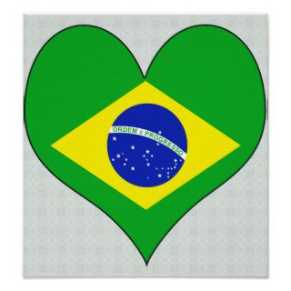 I Love Brazil Poster