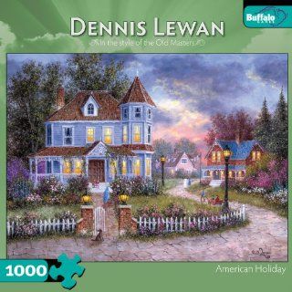 Buffalo Games Dennis Lewan, American Holiday   1000pc Jigsaw Puzzle: Toys & Games