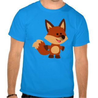Cute Innocent Cartoon Fox T Shirt