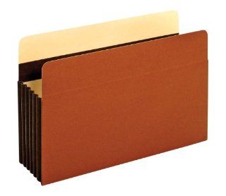 Globe Weis Accordion File Pockets, 5.25 Inch Expansion, Legal Size, Brown, 10 Count (C1536GHD) : Expanding File Jackets And Pockets : Office Products