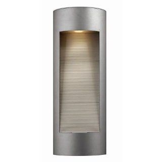 Hinkley Lighting 1664TT LED Two Light 24" Tall Dark Sky LED Outdoor Wall Sconce from the Luna Collection, Titanium   Wall Porch Lights  