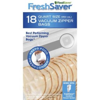 FoodSaver® Quart Vacuum Zipper Bags