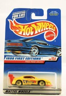PIKES PEAK CELICA * YELLOW * 1998 FIRST EDITIONS SERIES #15 of 40 HOT WHEELS Basic Car 1:64 Scale Series * Collector #652 *: Toys & Games