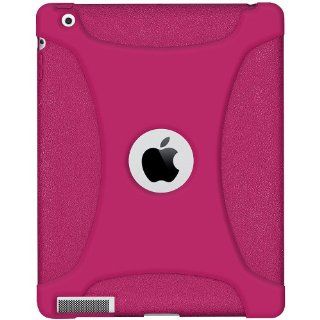 Amzer Silicone Jelly Skin Fit Case Cover for Apple iPad 2 and iPad 3   Hot Pink: Computers & Accessories