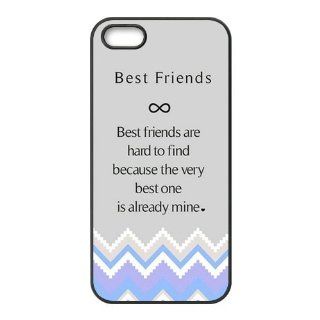 Design For You The Meaning For Best Friends IPhone 5 Rubber Cover Case: Cell Phones & Accessories