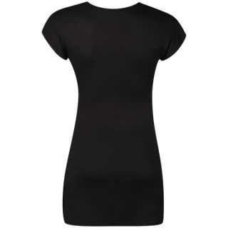 Club L Womens Cut Out Stomach Knot Dress   Black      Womens Clothing