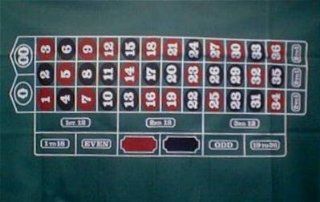 Trademark Poker Roulette Layout 36 Inch x 72 Inch : Casino And Card Game Layouts : Sports & Outdoors