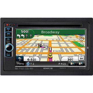 Kenwood 2 DIN Multimedia DVD Receiver with Navigation and Bluetooth : In Dash Vehicle Gps Units : Car Electronics