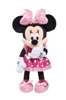 Just Play Minnie Mouse Tickled Pink Plush: Toys & Games