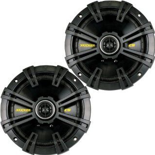 Kicker 40CS674 6 3/4" CS Series Coaxial Speakers   Pair (Black) : Vehicle Speakers : Car Electronics