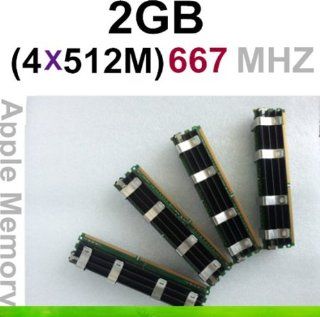 Mac pro Memory 2GB (512Mx4) DDR2 PC2 5300 FB Dimm ECC DDR2 667 w/A p p l e updates: Computers & Accessories