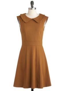 Foxtail & Fern Dress in Pumpkin  Mod Retro Vintage Dresses