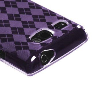 Asmyna SAMI677CASKCA070 Argyle Premium Slim and Durable Protective Cover for SAMSUNG: i677 (Focus Flash)    1 Pack   Retail Packaging   Purple: Cell Phones & Accessories