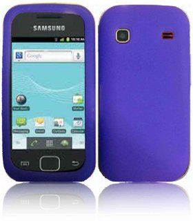 Dark Purple Silicone Jelly Skin Case Cover for Samsung Repp R680: Cell Phones & Accessories