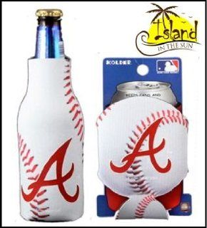 (2) ATLANTA BRAVES MLB BASEBALL CAN & BOTTLE KOOZIE : Sports Fan Cold Beverage Koozies : Sports & Outdoors