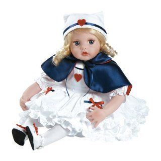 Collectible Doll, Little Nurse Doll, 21 inch Caressalyn Vinyl, 14 inches Seated: Toys & Games